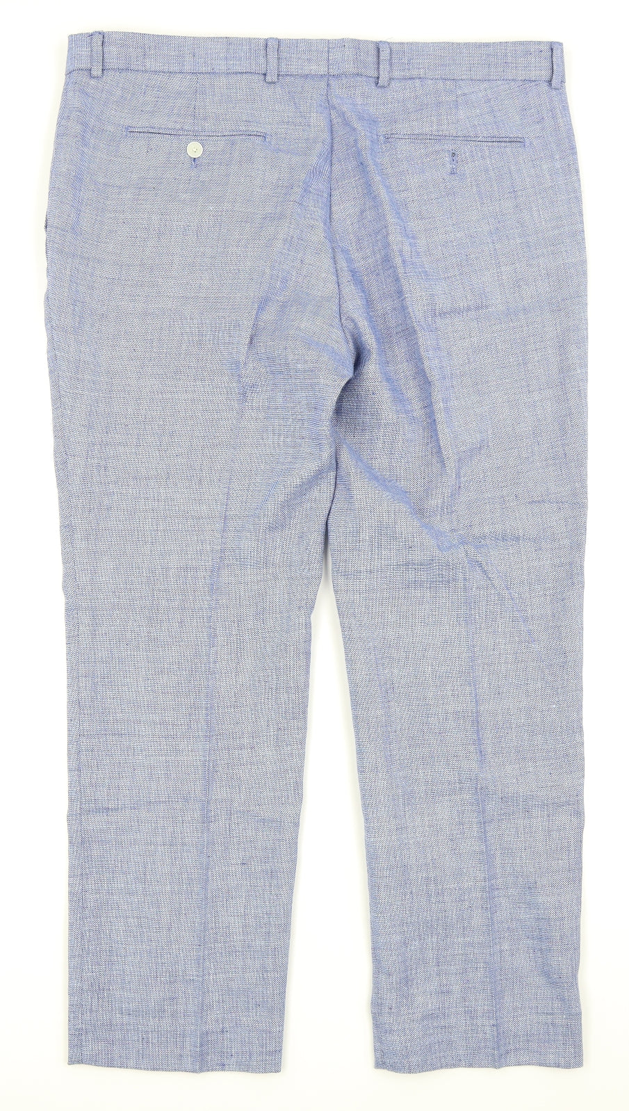 M&S Mens Blue   Trousers  Size 38 L29 in