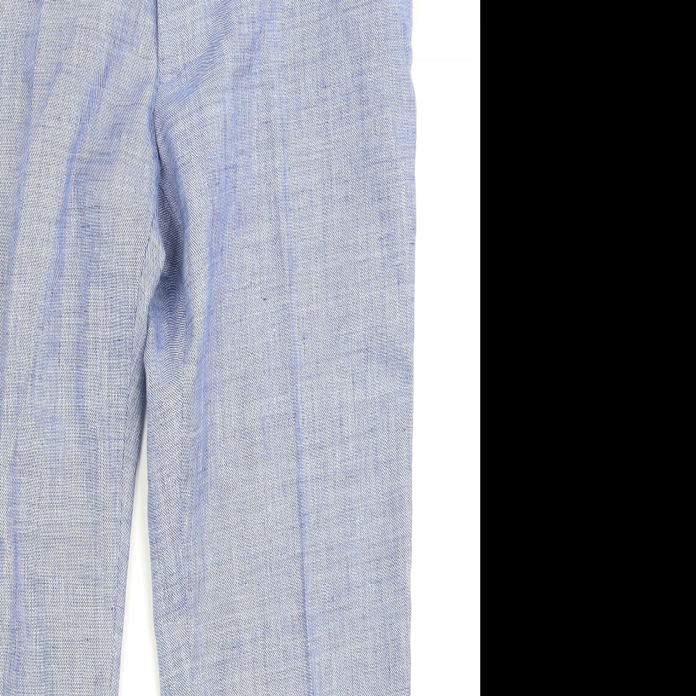 M&S Mens Blue   Trousers  Size 38 L29 in