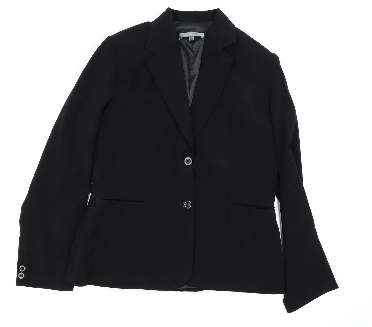 Annabelle Womens Black   Jacket Blazer Size L