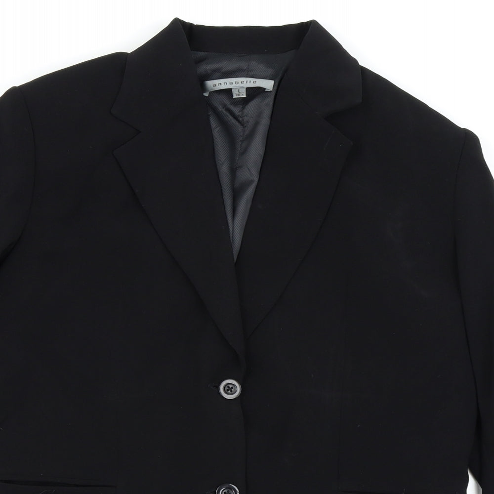 Annabelle Womens Black   Jacket Blazer Size L