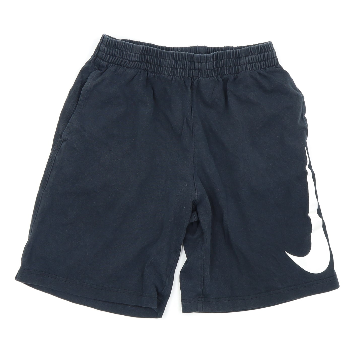 Nike Boys Black Houndstooth  Sweat Shorts Size 12-13 Years
