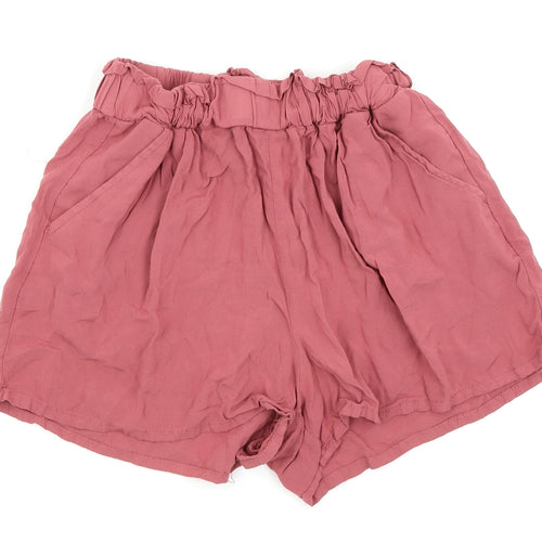Primark Womens Pink   Hot Pants Shorts Size 10