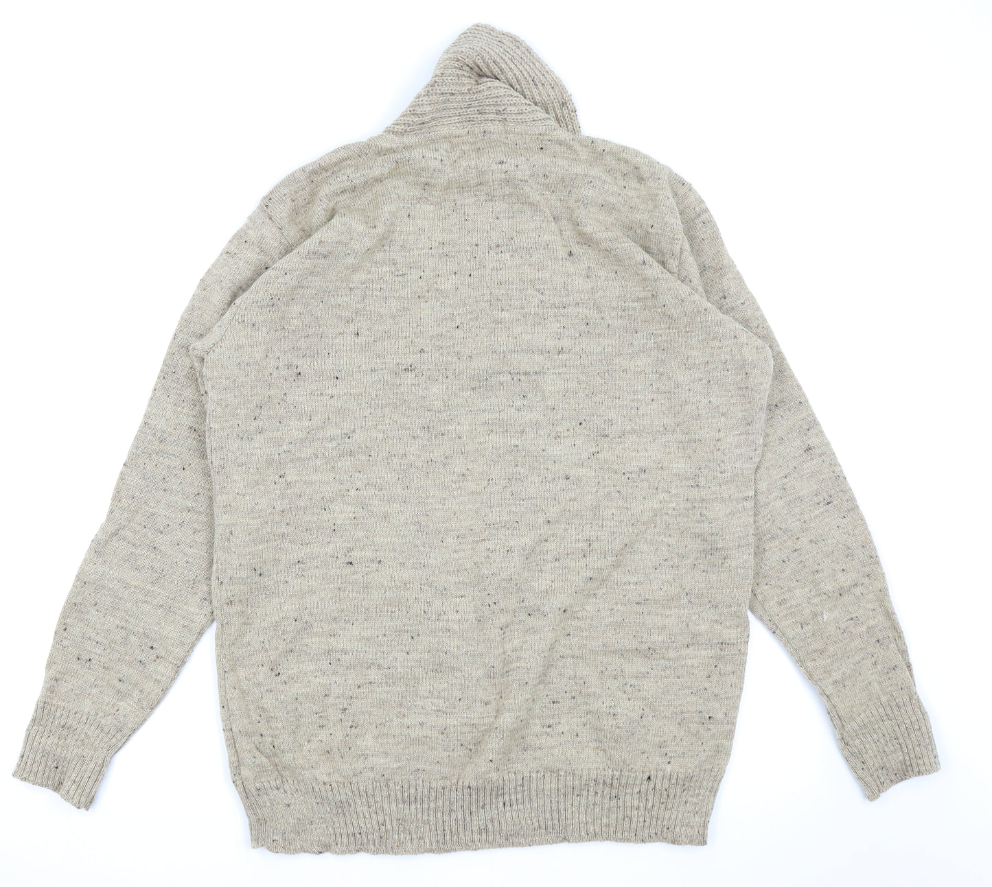 British Wool Mens Beige   Pullover Jumper Size 3XL