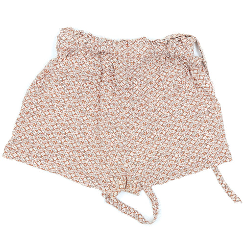 Primark Womens Beige Floral  Hot Pants Shorts Size 6