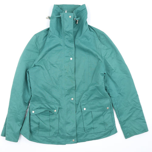Lakeland Womens Green   Rain Coat Coat Size 12