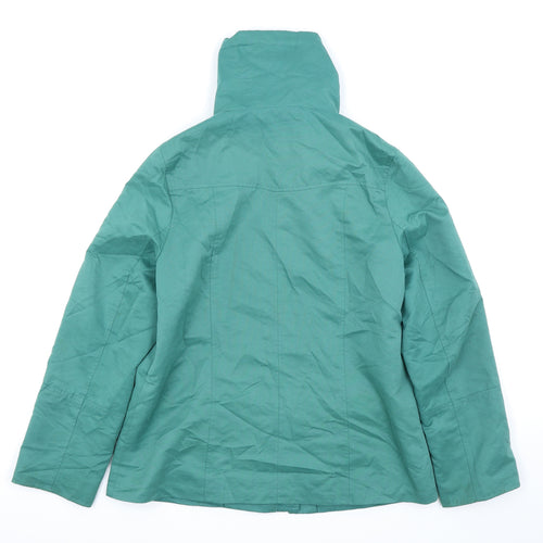Lakeland Womens Green   Rain Coat Coat Size 12