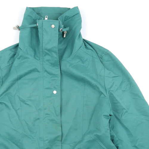 Lakeland Womens Green   Rain Coat Coat Size 12