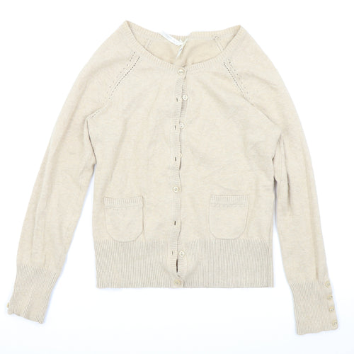 Red Herring Womens Beige   Cardigan Jumper Size 12