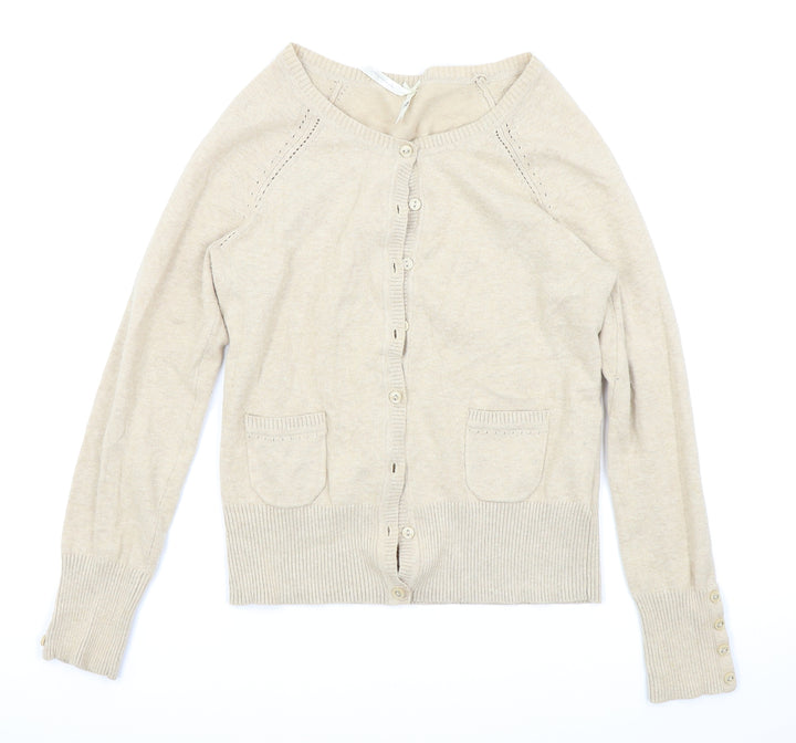 Red Herring Womens Beige   Cardigan Jumper Size 12