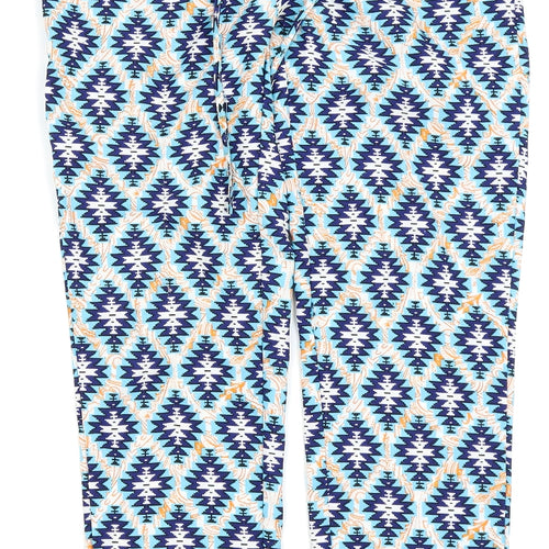 cameo rose Womens Multicoloured Geometric  Trousers  Size 10 L26 in