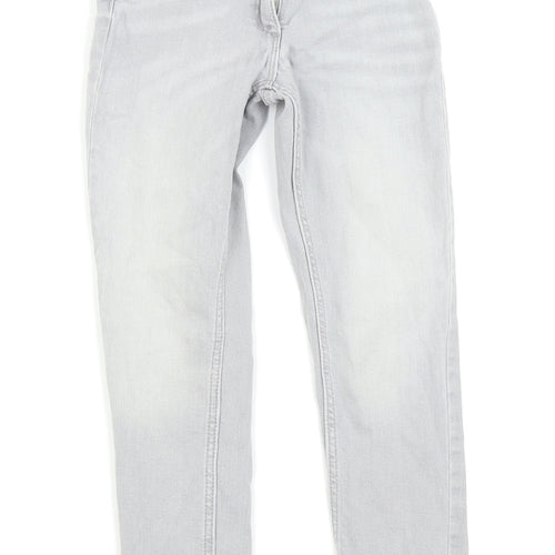 NEXT Girls Grey   Straight Jeans Size 8 Years