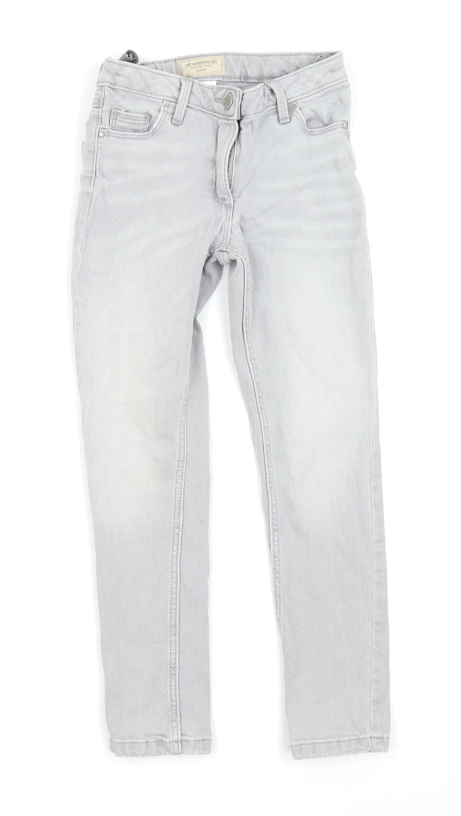 NEXT Girls Grey   Straight Jeans Size 8 Years