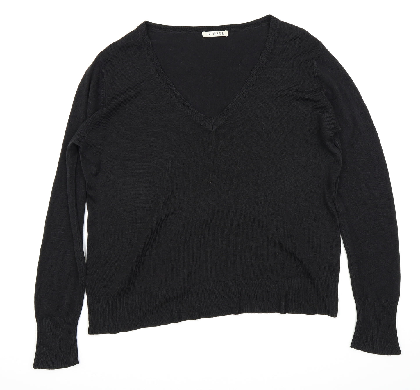 Asda George Womens Black   Pullover Jumper Size 24