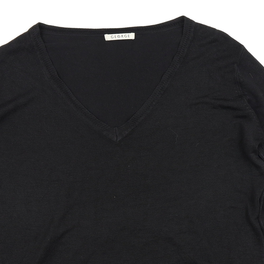 Asda George Womens Black   Pullover Jumper Size 24