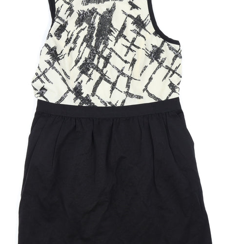 Warehouse Womens Black   Fit & Flare  Size 14