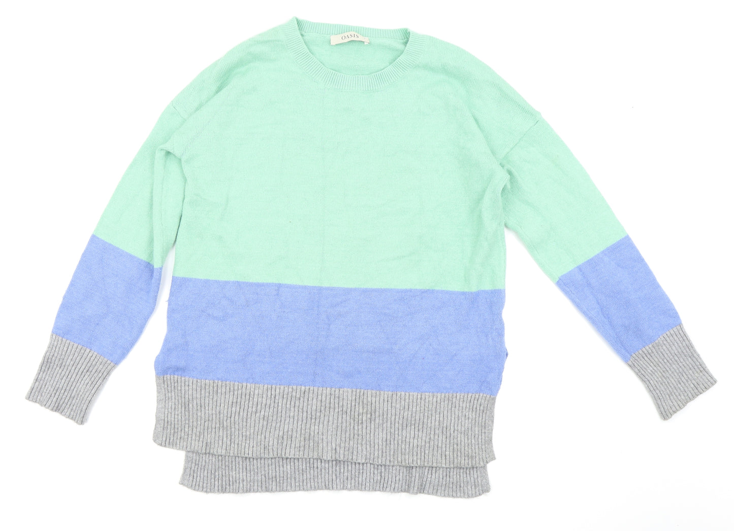 Oasis Womens Green   Pullover Jumper Size S
