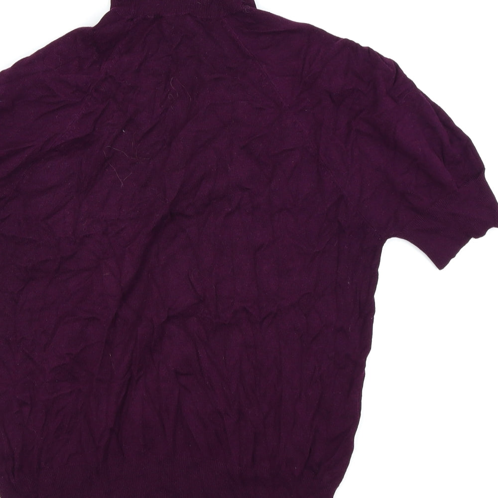 Dorothy Perkins Womens Purple   Basic T-Shirt Size 16