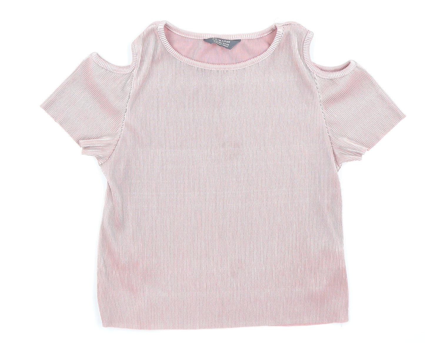 Primark Girls Pink   Basic T-Shirt Size 11-12 Years