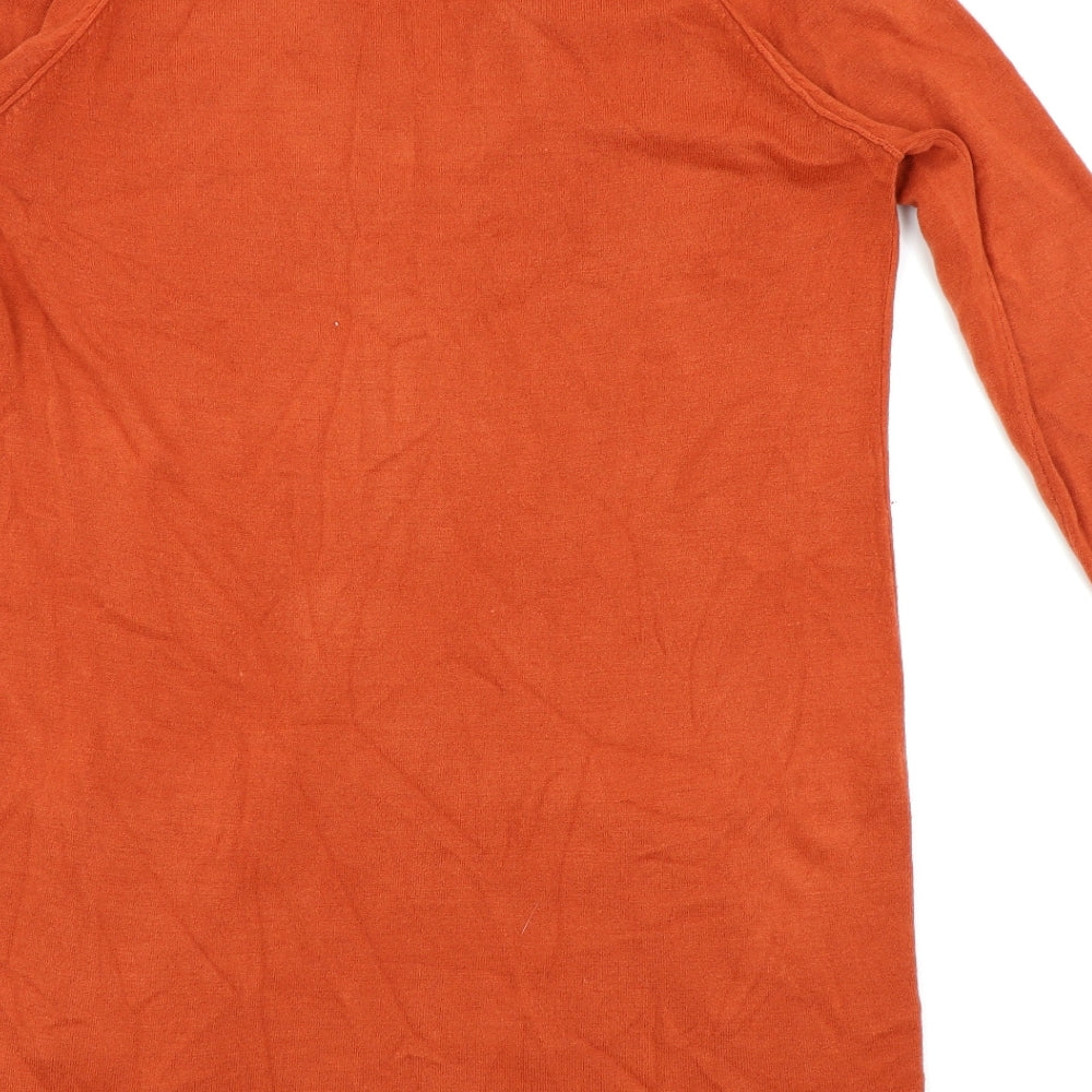 TU Womens Orange   Pullover Jumper Size 16
