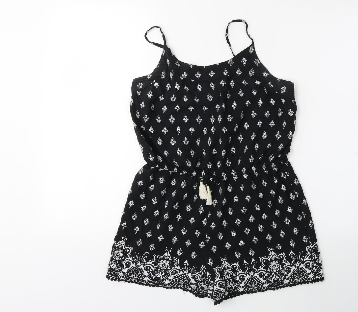 Primark Girls Black   Playsuit One-Piece Size 13-14 Years