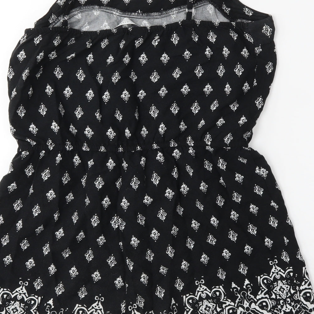 Primark Girls Black   Playsuit One-Piece Size 13-14 Years