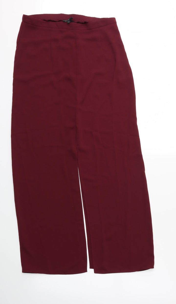 River Island Womens Red A-Line Skirt Size 8