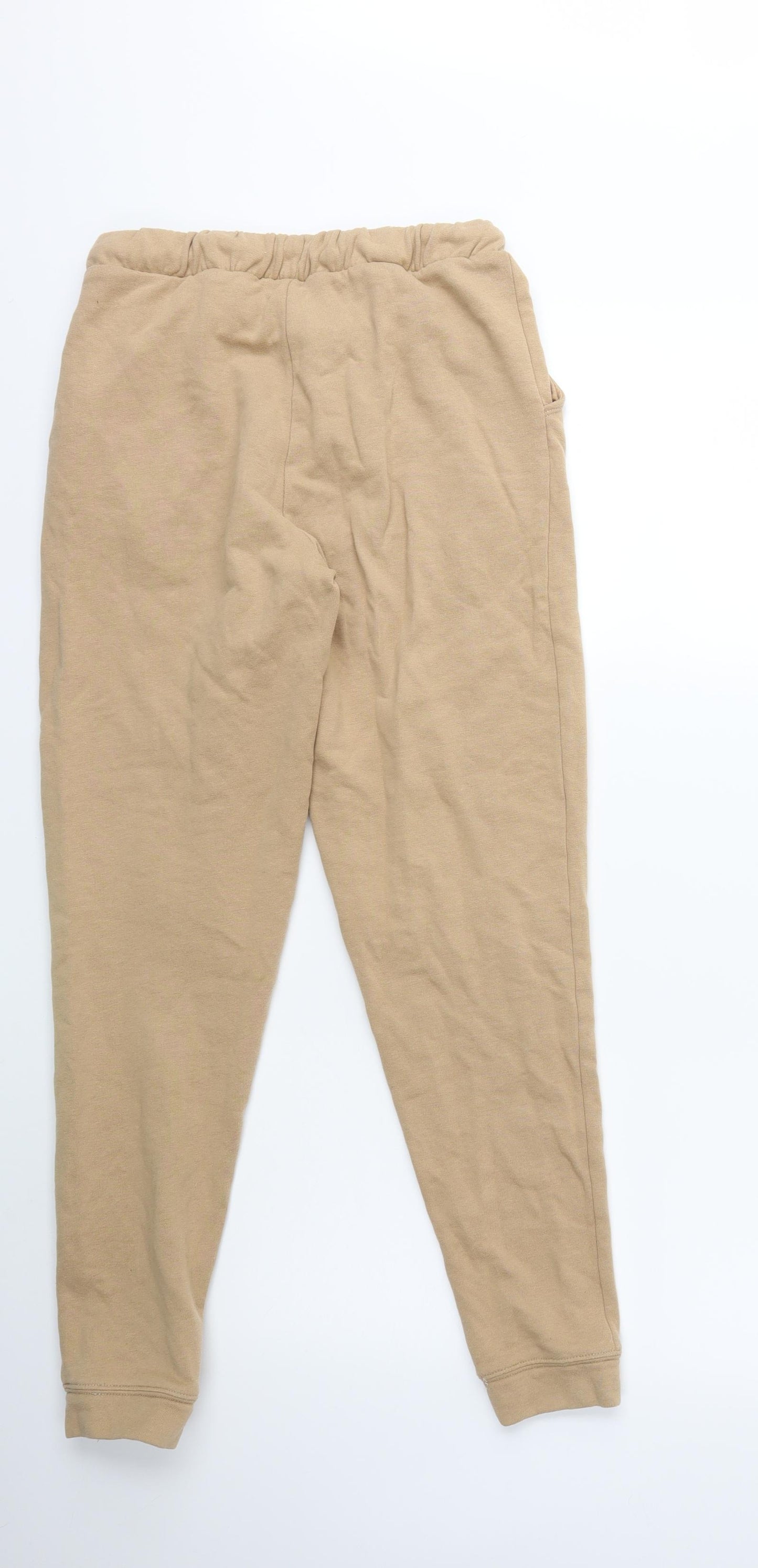 Miss Selfridge Womens Beige   Sweatpants Trousers Size 8 L26 in