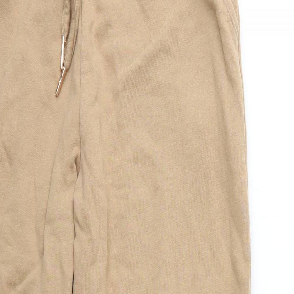 Miss Selfridge Womens Beige   Sweatpants Trousers Size 8 L26 in