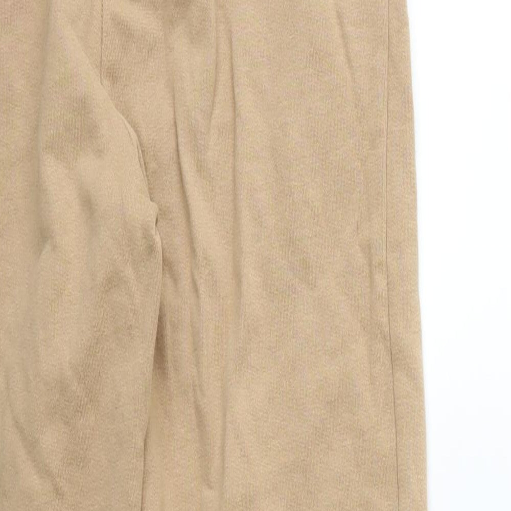 Miss Selfridge Womens Beige   Sweatpants Trousers Size 8 L26 in