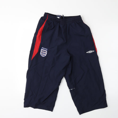 Umbro Mens Black   Cropped Trousers Size M L28 in
