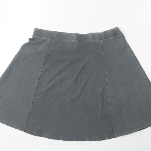 ASOS Womens Grey   Pleated Skirt Size 12