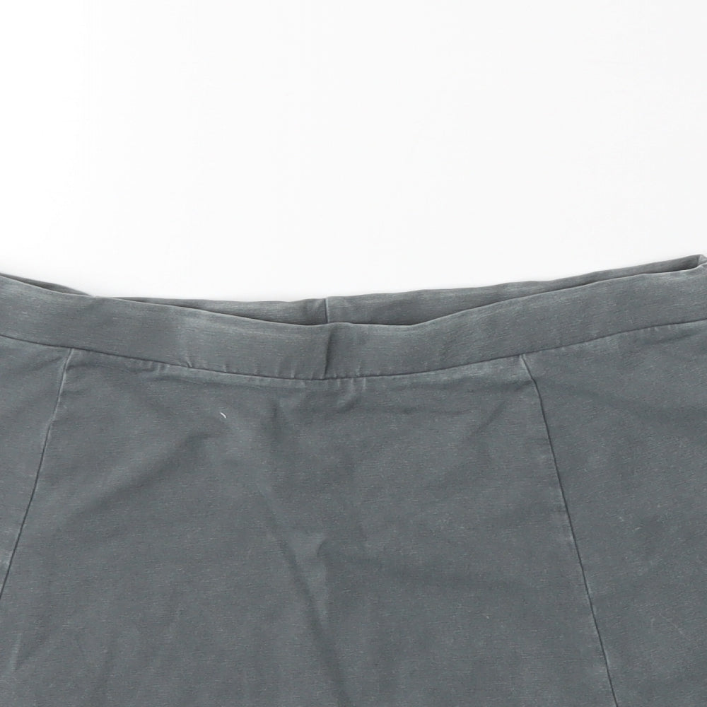 ASOS Womens Grey   Pleated Skirt Size 12