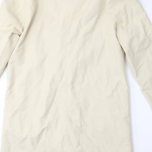 NuAge Womens Beige   Overcoat Coat Size 12