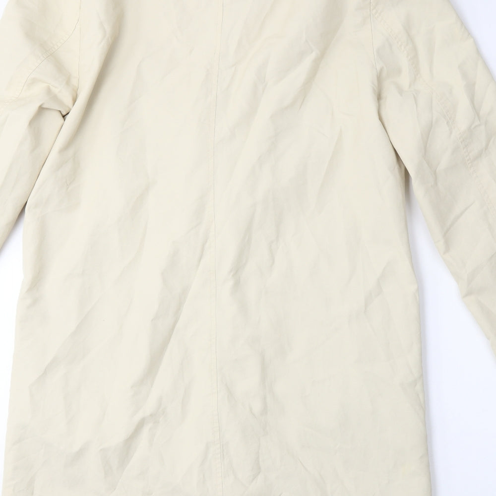 NuAge Womens Beige   Overcoat Coat Size 12