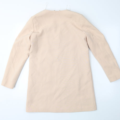 H&M Womens Beige   Overcoat Coat