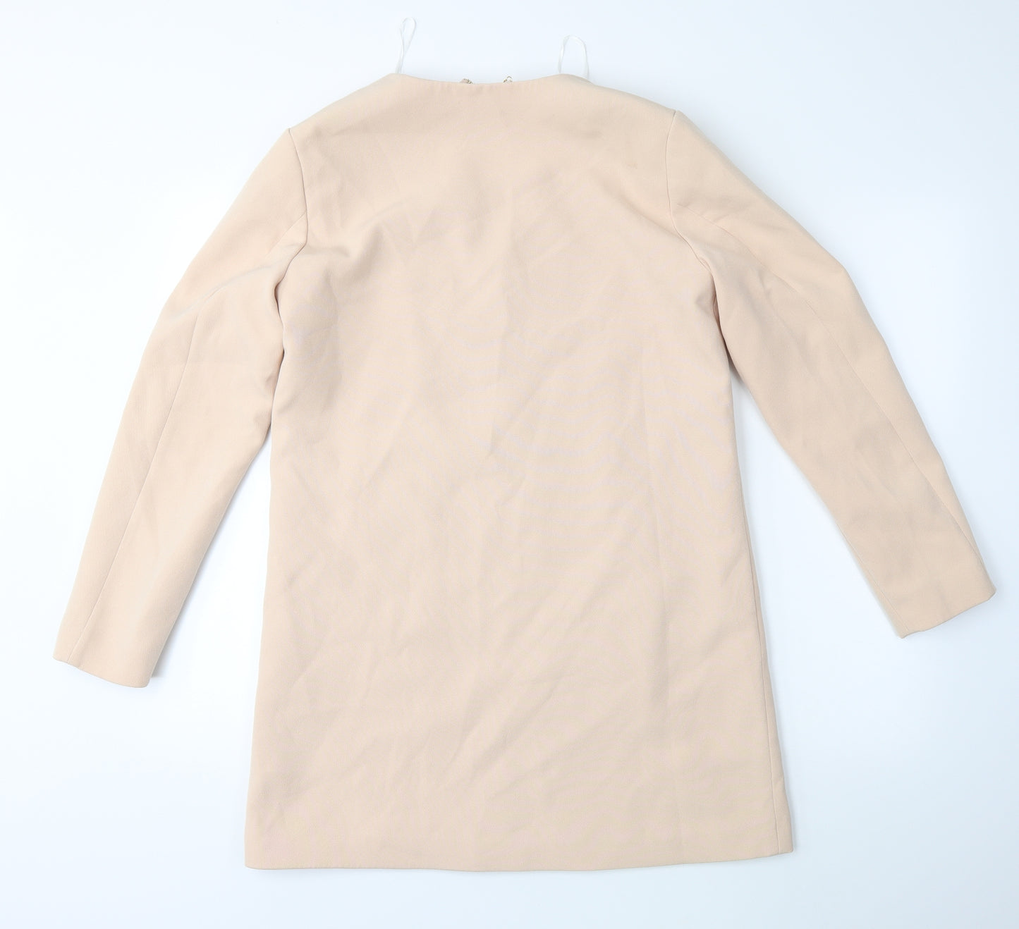 H&M Womens Beige   Overcoat Coat