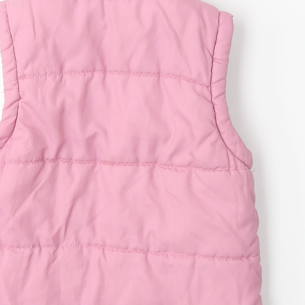 Jasper Conran Girls Pink   Gilet Jacket Size 2-3 Years