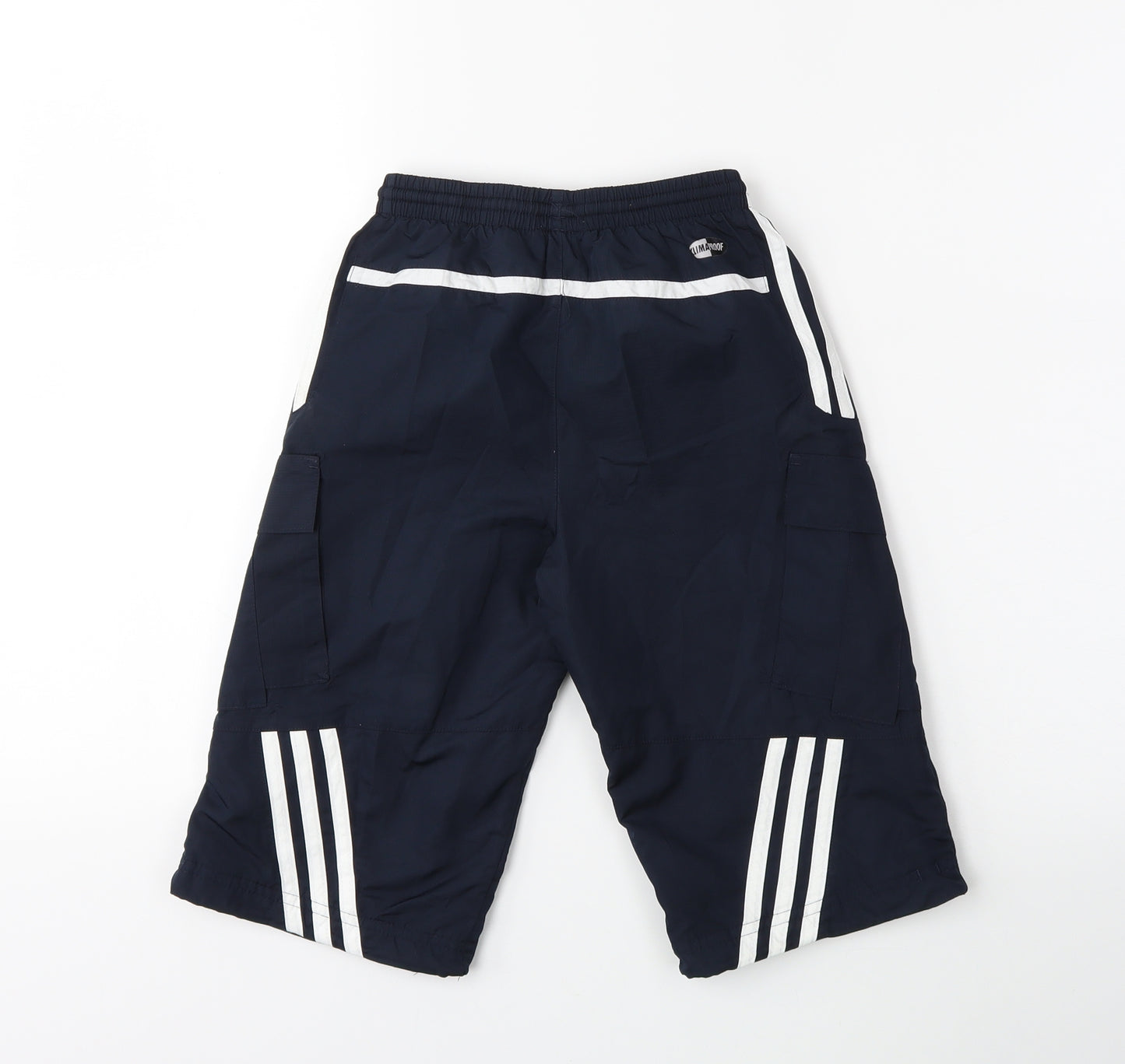 adidas Boys Blue   Cropped Trousers Size 6 Years