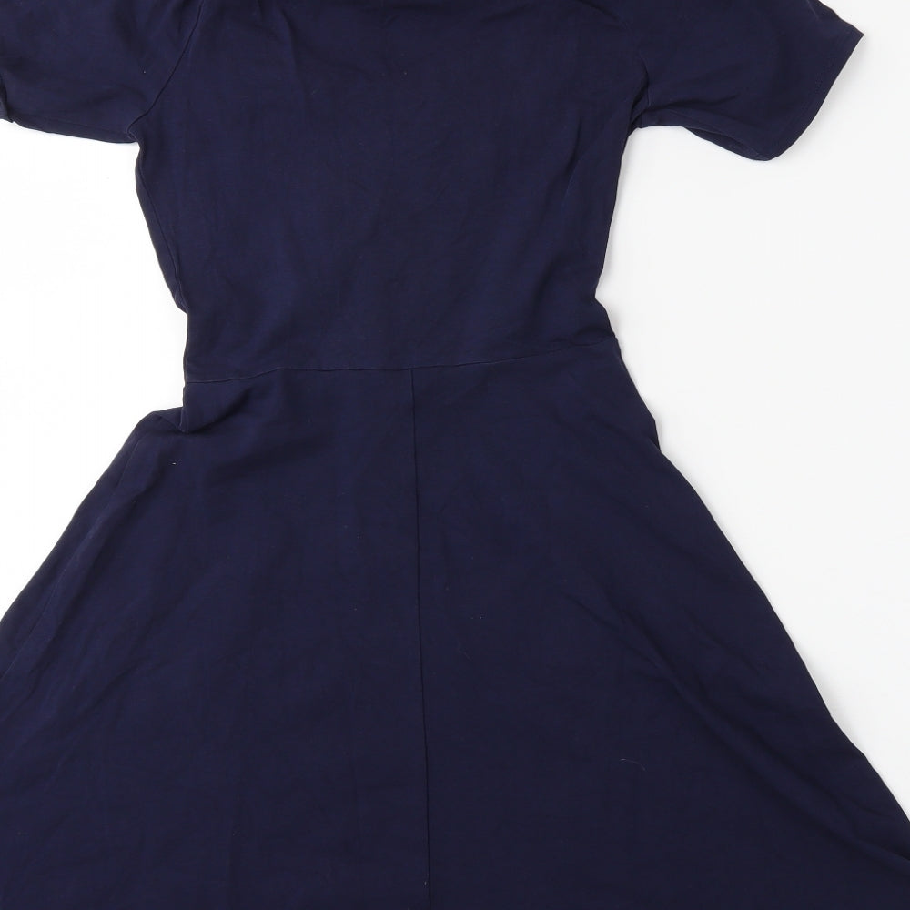 Dorothy Perkins Womens Blue   Fit & Flare  Size 8