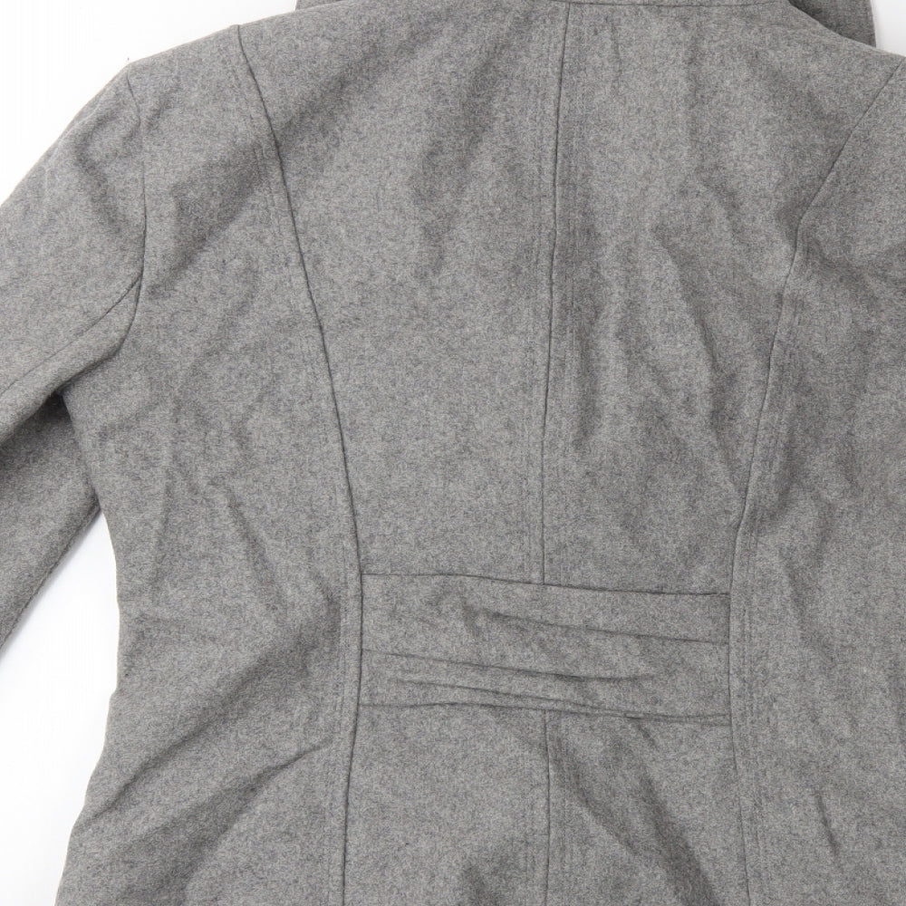 Per Una Womens Grey   Jacket Coat Size 12