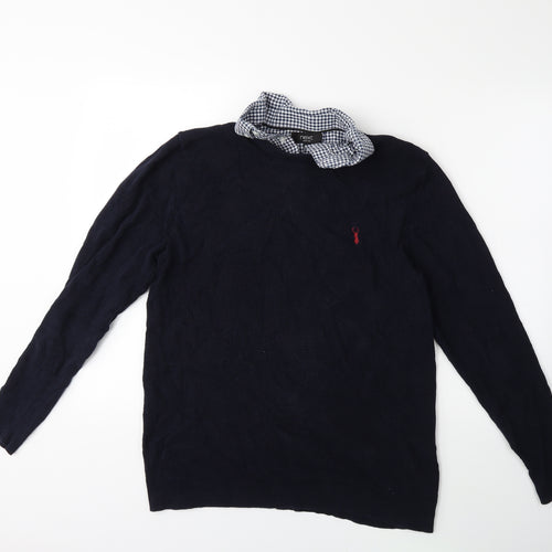 NEXT Mens Blue  Knit Pullover Jumper Size L