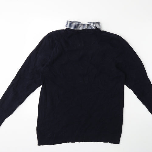 NEXT Mens Blue  Knit Pullover Jumper Size L