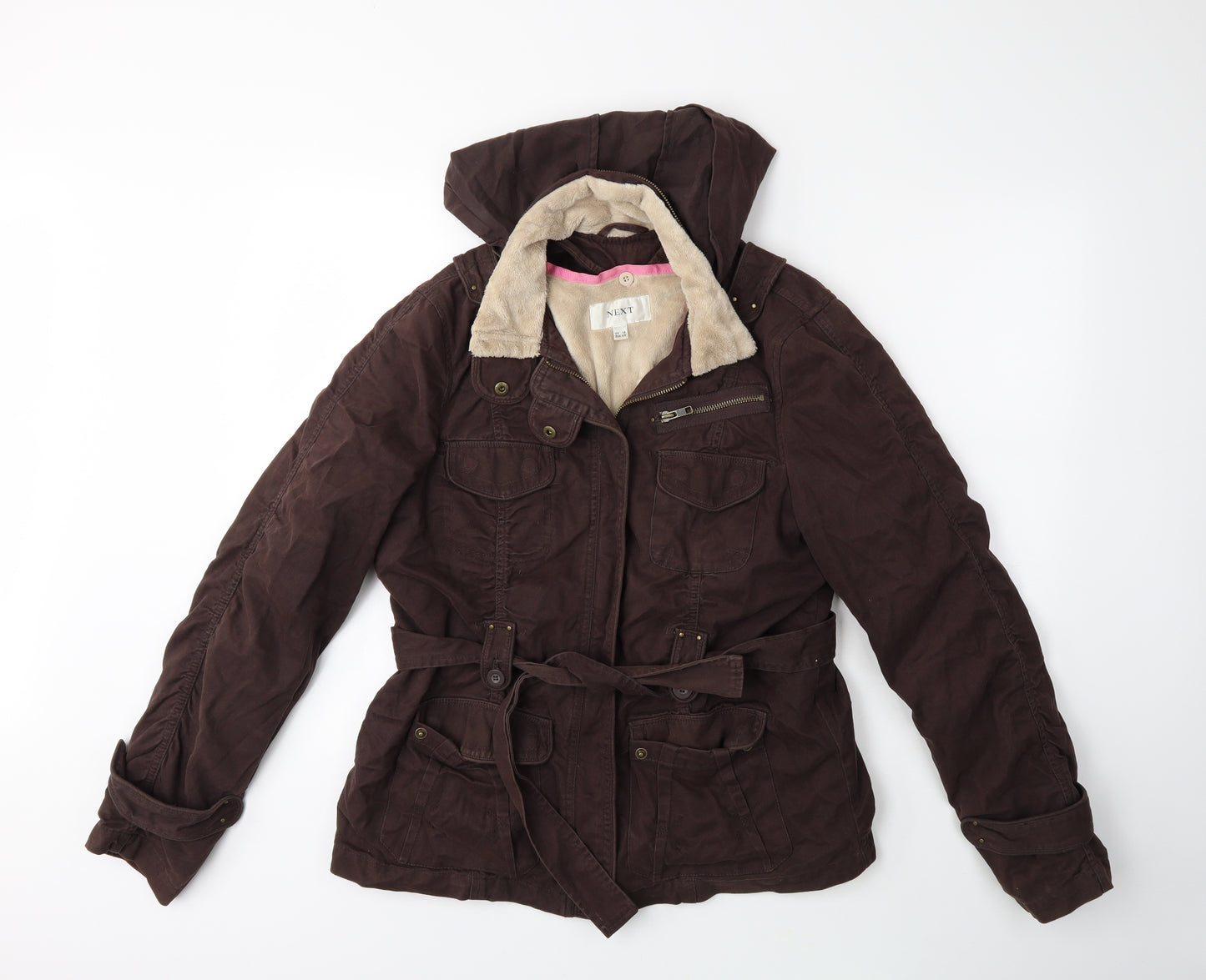 NEXT Womens Brown   Jacket Coat Size 14