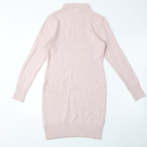 Kenar Womens Pink  Knit Jumper Dress  Size S