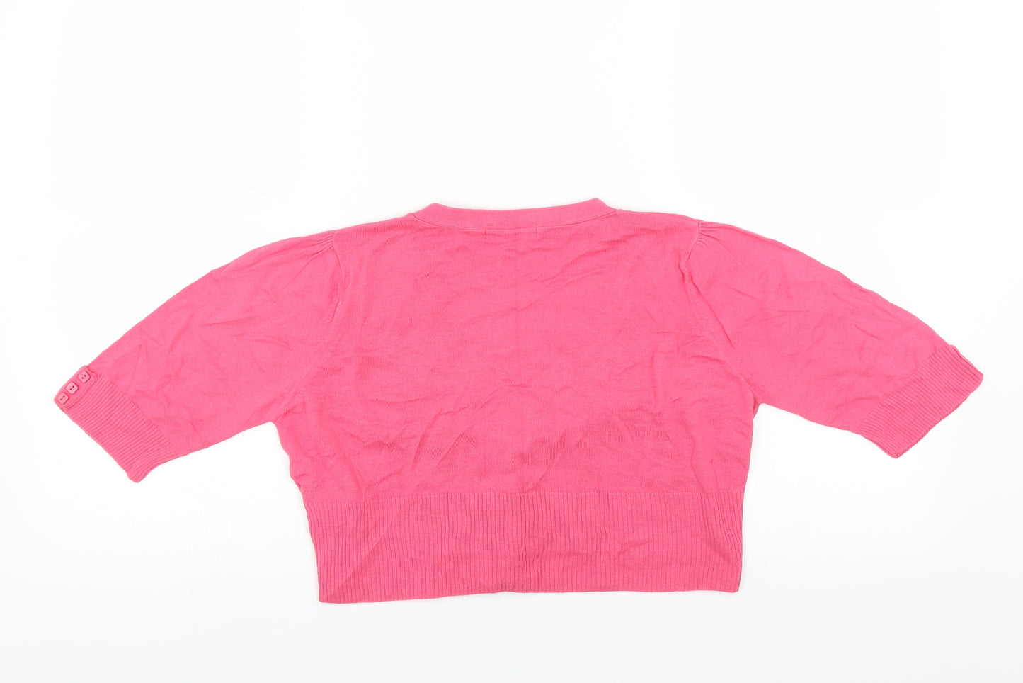 Marks and Spencer Womens Pink   Shrug Jumper Size 12