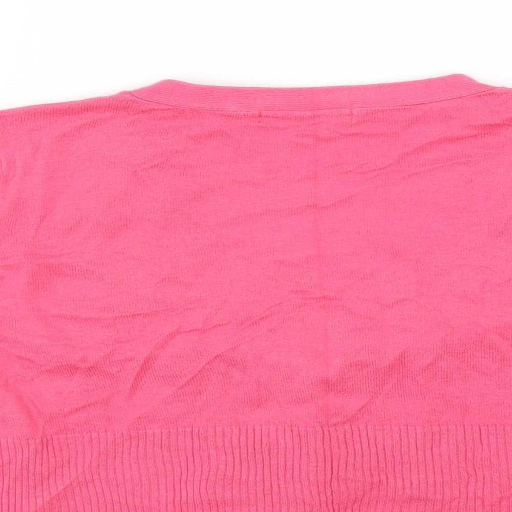 Marks and Spencer Womens Pink   Shrug Jumper Size 12