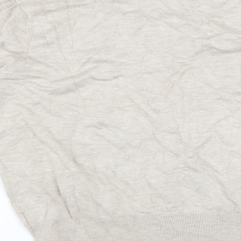 Marks and Spencer Womens Beige   Cardigan Jumper Size 14