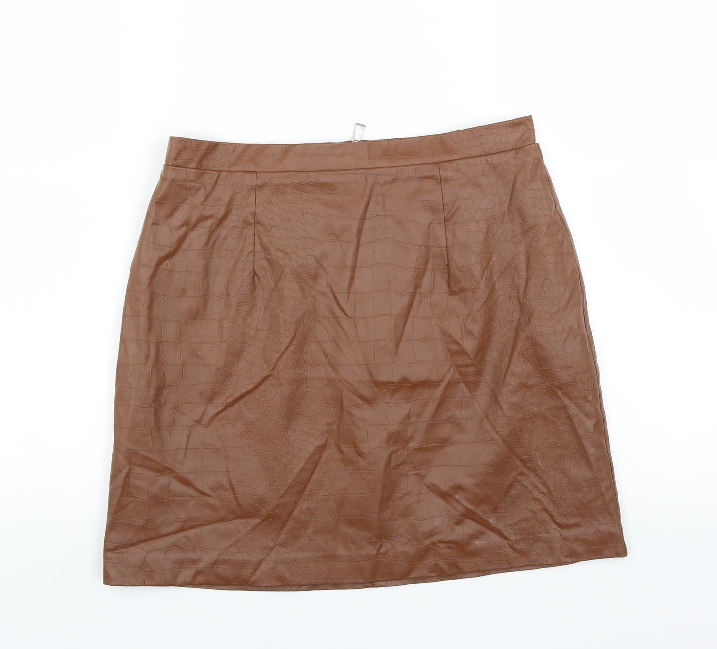 River Island Womens Brown   A-Line Skirt Size 10