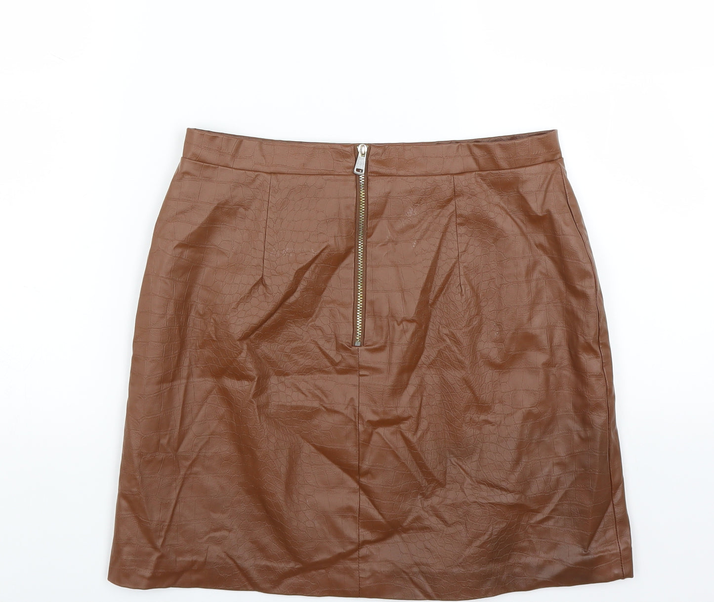 River Island Womens Brown   A-Line Skirt Size 10