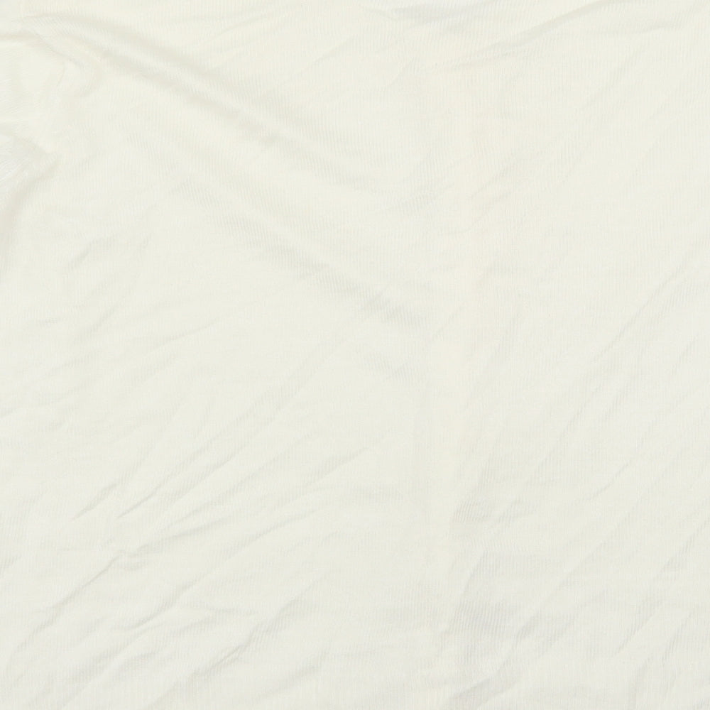 Marks and Spencer Womens White   Cardigan Jumper Size 14